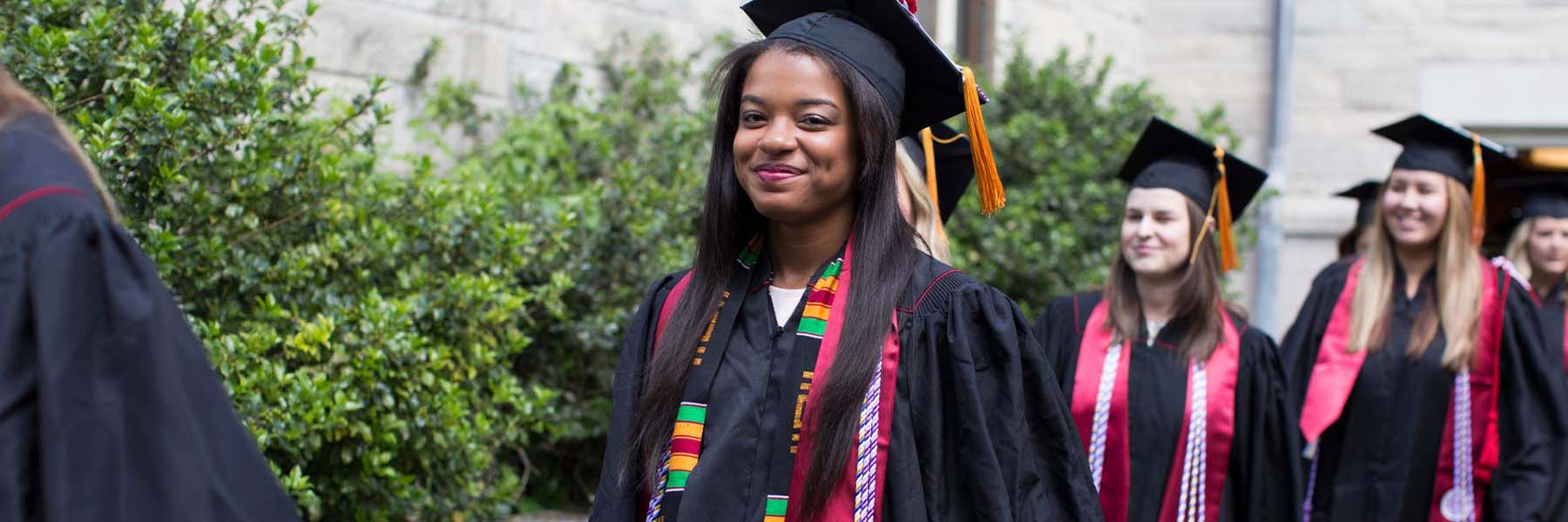 IU Nursing student at Commencement
