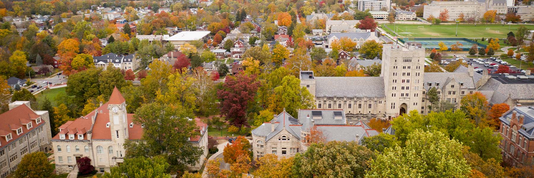 Overlooking Indiana University Bloomington