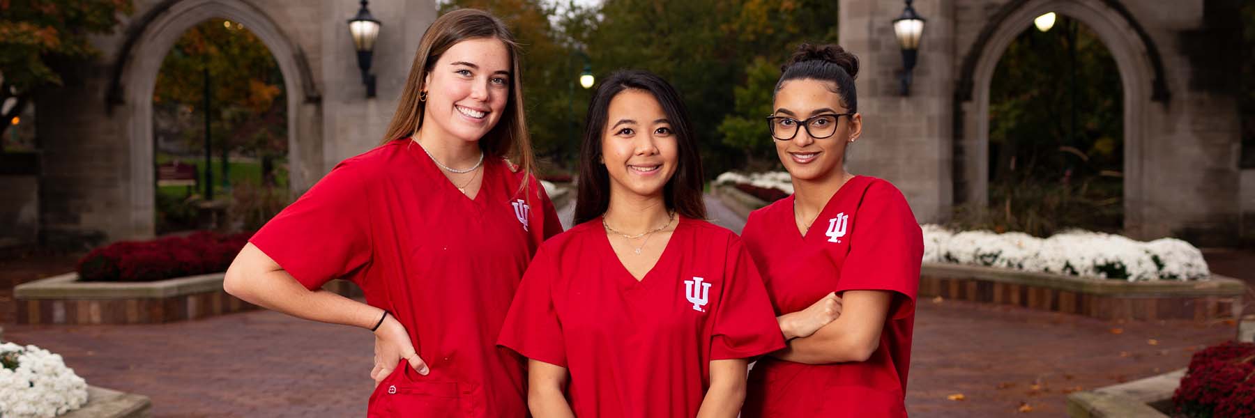 Group of IUB nursing students