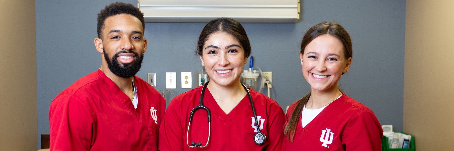 IU School of Nursing students.