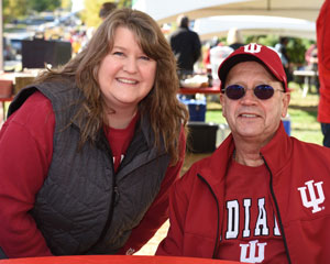 Dr. Marsha Hughes-Gay and her husband, Dave, pose for a photo.