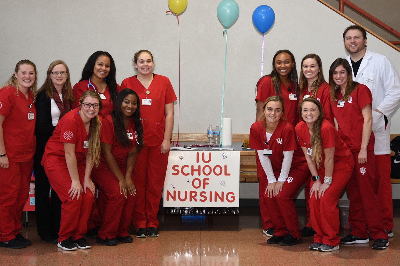 IUSON student nurses who participated at Science Fest