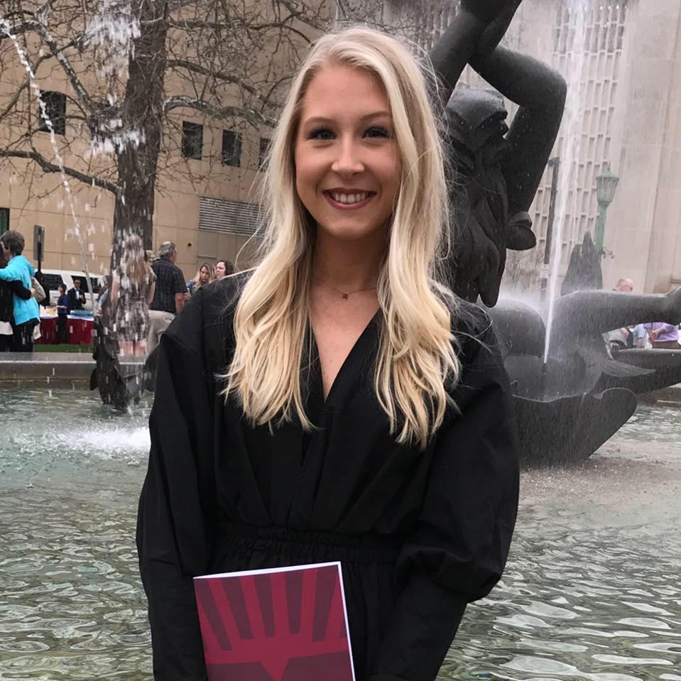Woman smiling for camera