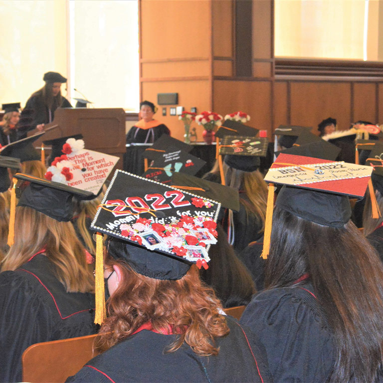 Graduate mortarboards